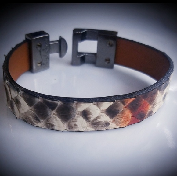 Leighelena Jewelry - Leighelena Handmade Auth. Python Jigsaw Bracelet
